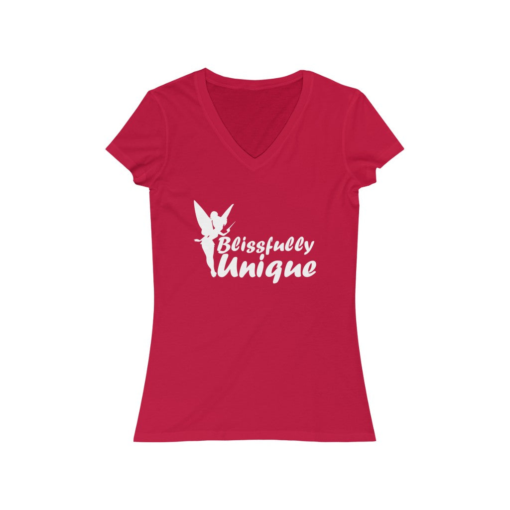 Blissfully Unique V-Neck Tee - Wellearthe