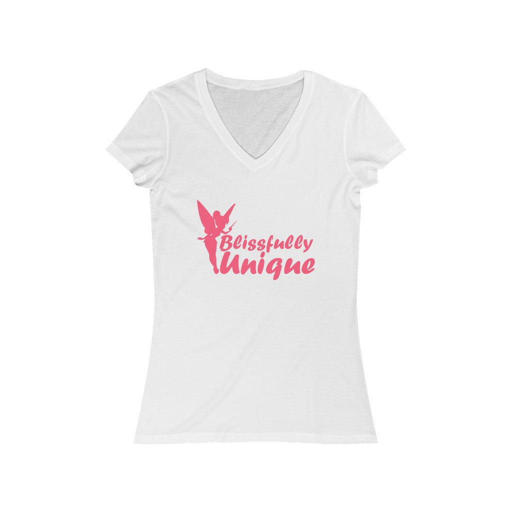 Blissfully Unique V-Neck Tee - Wellearthe